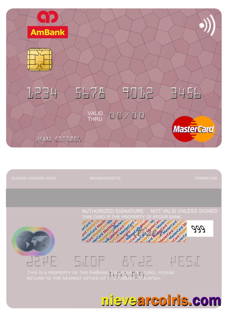 Malaysia AmBank mastercard